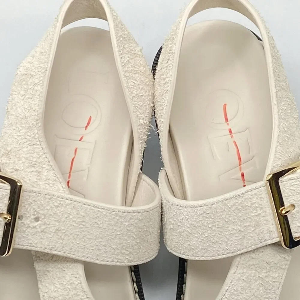 Loewe Ease heel suede sandal size 41 - Picture 12 of 15